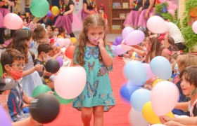 A Semana da Criança está sendo comemorado com muita alegria.