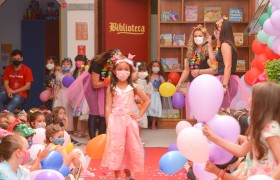 A Semana da Criança está sendo comemorado com muita alegria.