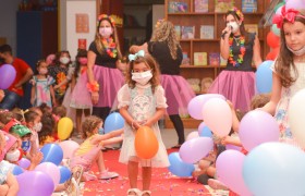 A Semana da Criança está sendo comemorado com muita alegria.