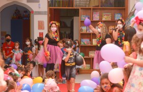 A Semana da Criança está sendo comemorado com muita alegria.