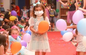 A Semana da Criança está sendo comemorado com muita alegria.