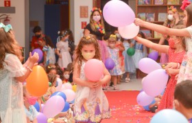 A Semana da Criança está sendo comemorado com muita alegria.