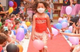 A Semana da Criança está sendo comemorado com muita alegria.