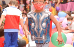 A Semana da Criança está sendo comemorado com muita alegria.