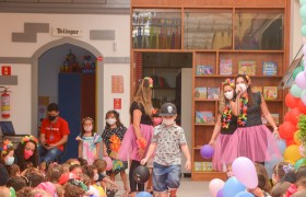 A Semana da Criança está sendo comemorado com muita alegria.