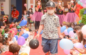 A Semana da Criança está sendo comemorado com muita alegria.