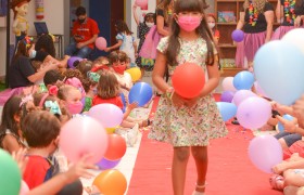 A Semana da Criança está sendo comemorado com muita alegria.