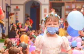 A Semana da Criança está sendo comemorado com muita alegria.