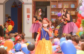 A Semana da Criança está sendo comemorado com muita alegria.