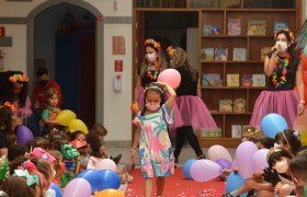 A Semana da Criança está sendo comemorado com muita alegria.