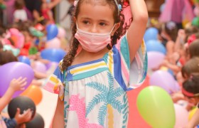 A Semana da Criança está sendo comemorado com muita alegria.