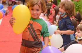 A Semana da Criança está sendo comemorado com muita alegria.