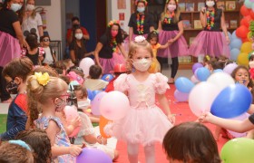 A Semana da Criança está sendo comemorado com muita alegria.