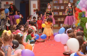 A Semana da Criança está sendo comemorado com muita alegria.