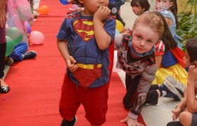 A Semana da Criança está sendo comemorado com muita alegria.