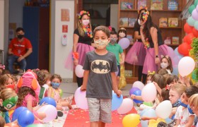 A Semana da Criança está sendo comemorado com muita alegria.