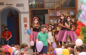 A Semana da Criança está sendo comemorado com muita alegria.