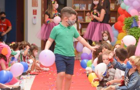 A Semana da Criança está sendo comemorado com muita alegria.