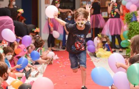 A Semana da Criança está sendo comemorado com muita alegria.