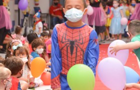 A Semana da Criança está sendo comemorado com muita alegria.