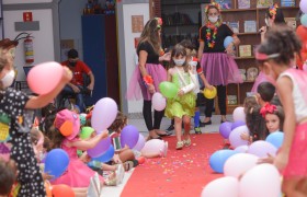 A Semana da Criança está sendo comemorado com muita alegria.