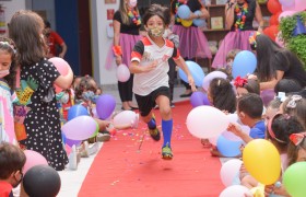 A Semana da Criança está sendo comemorado com muita alegria.