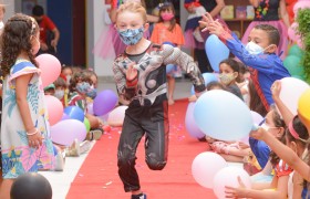 A Semana da Criança está sendo comemorado com muita alegria.