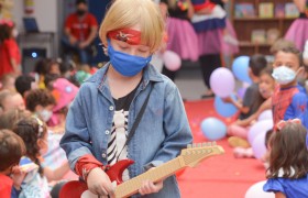 A Semana da Criança está sendo comemorado com muita alegria.